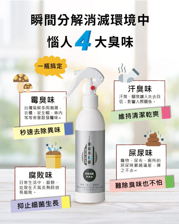 條紋共和國 超級滅菌除臭液 (250ml噴瓶)