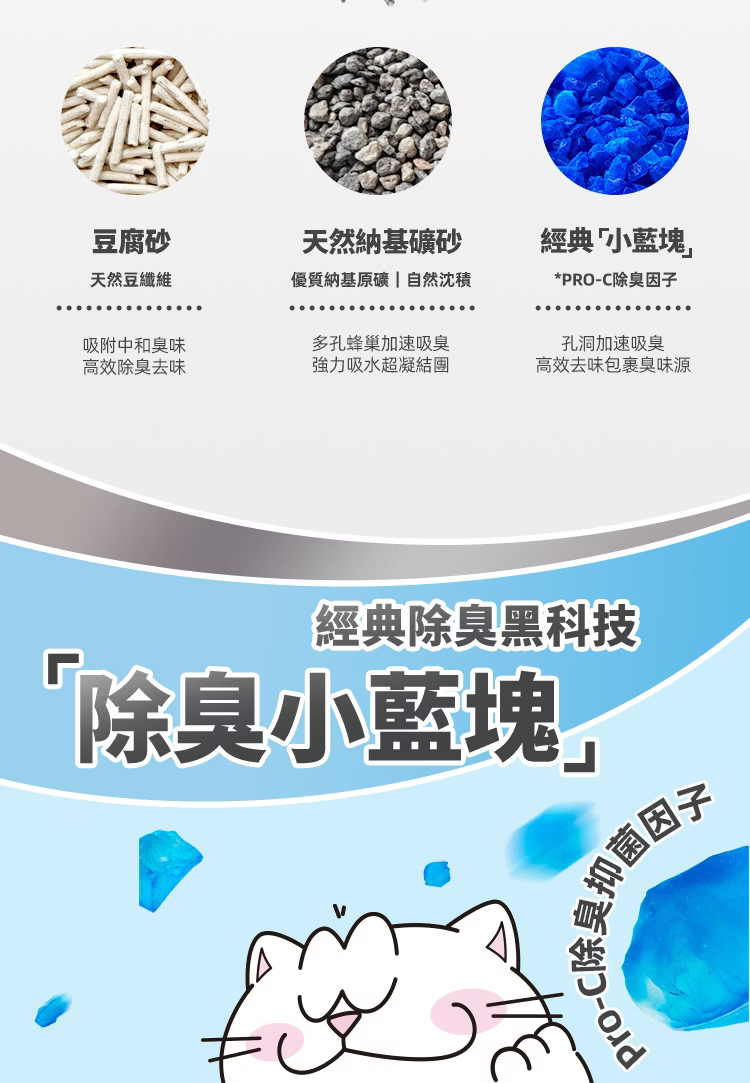 妮可露 超低粉塵豆礦混合砂 銀礦石升級版 3