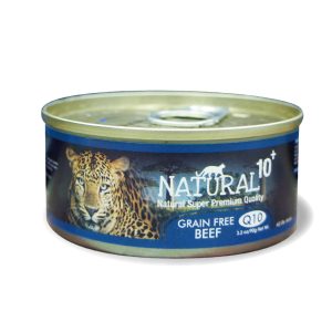 紐西蘭NATURAL10+ 原野無殼機能主食罐-草原牛肉 - 90G