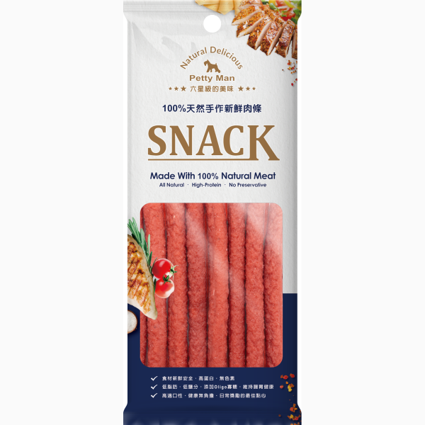 佳倍讚 Petty man 犬用手作雞肉條 50G