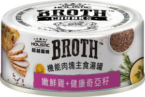 超越巔峰 機能肉塊主食湯罐-全齡貓 - 嫩鮮雞+健康奇亞籽 - 80G