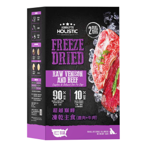 超越巔峰 凍乾主食 - 犬用凍乾主食-鹿肉+牛肉 - 360G