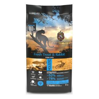 安柏希雅 無殼鮮肉全齡貓糧-鱒魚+兔肉 - 5KG