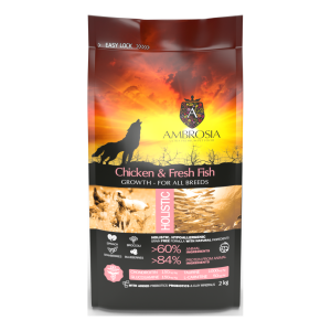 安柏希雅無殼鮮肉幼母犬糧-雞肉+鮮魚 - 2KG