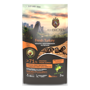 安柏希雅單一蛋白鮮肉低敏犬糧-火雞肉 - 5KG