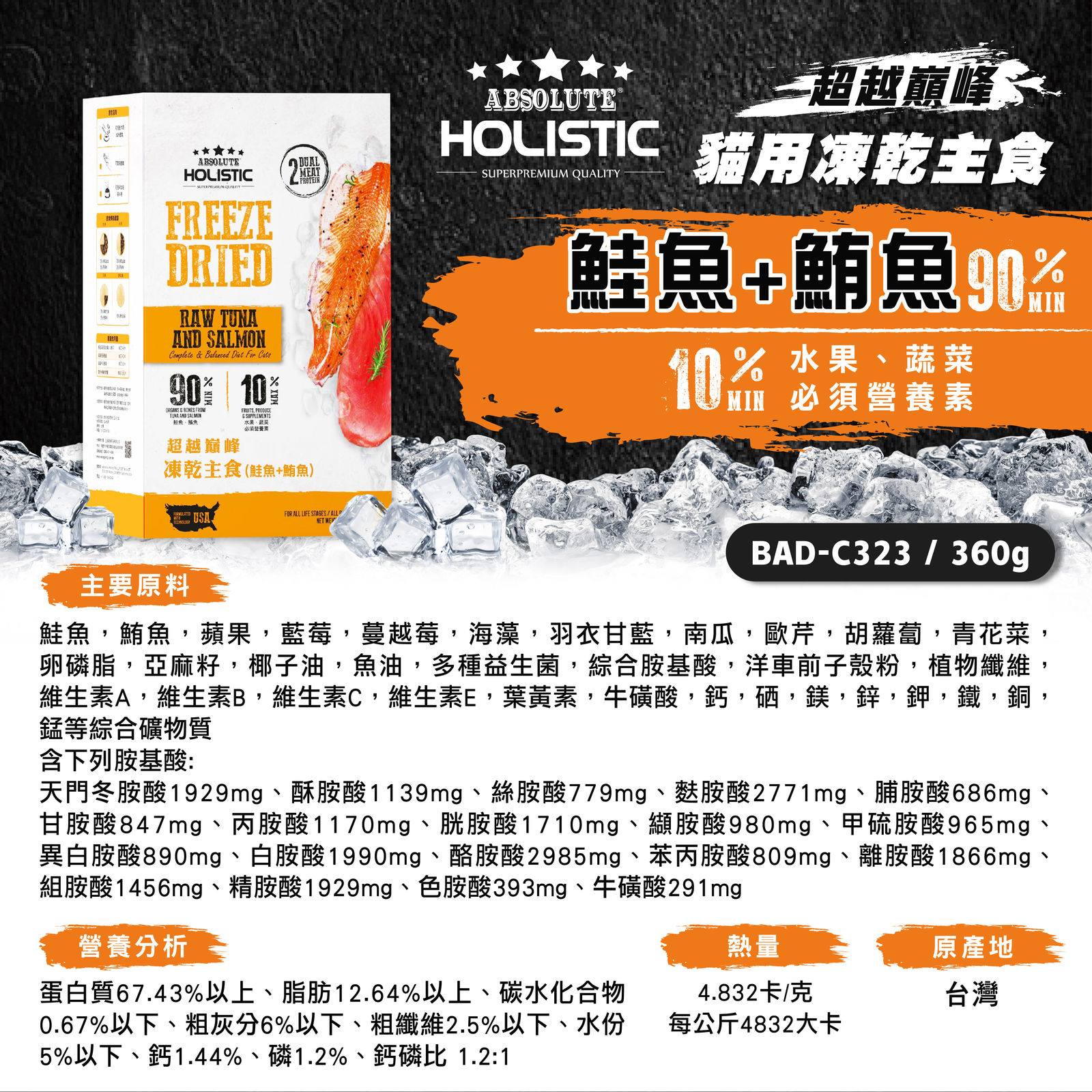 超越巔峰主食凍乾 貓 長條圖 011