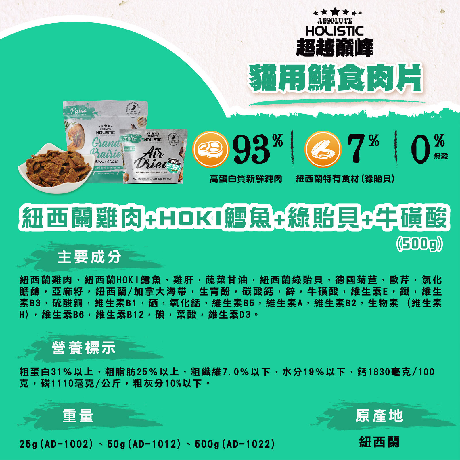 超越巔峰鮮食肉片 貓 014