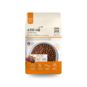 [無IN軟飼料] 無in頂級無穀軟飼料(鴨肉+鱈魚) - 鴨肉+鱈魚 - 4.8kg(400g*12)