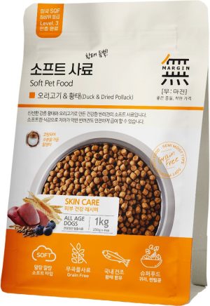 [無IN軟飼料] 無in頂級無穀軟飼料(鴨肉+鱈魚) - 鴨肉+鱈魚 - 1kg(250g*4)