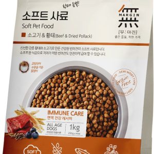 [無IN軟飼料] 無in頂級無穀軟飼料(牛肉+鱈魚) - 牛肉+鱈魚 - 1kg(250g*4)