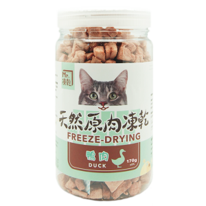 [Mr.凍乾] 貓用天然原肉凍乾-罐裝 - 鴨肉 - 170g