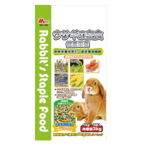 [MS.PET] 愛兔綜合營養主食 - 1KG*3袋 - 3KG