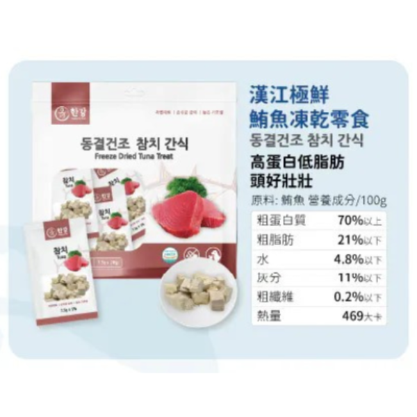 [漢江] 鮪魚凍乾 - 150g - (7.5gx20)