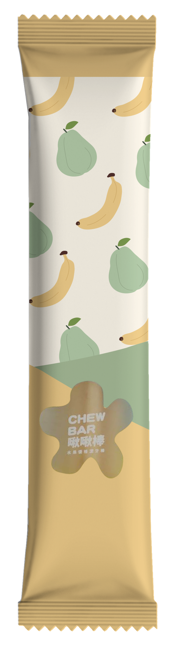 [水果優格潔牙系列] 水果優格啾啾棒 - 香蕉芭樂(單支) - 13g