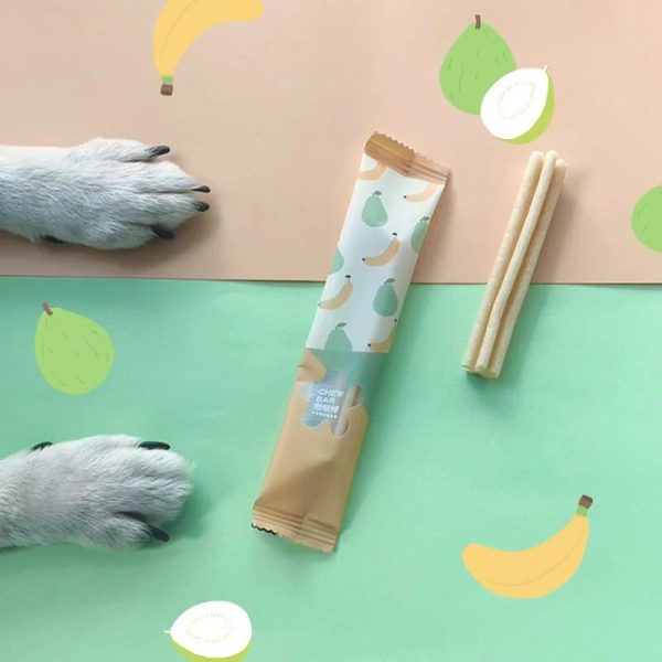 [水果優格潔牙系列] 水果優格啾啾棒 - 香蕉芭樂(富翁包-15入) - 195g