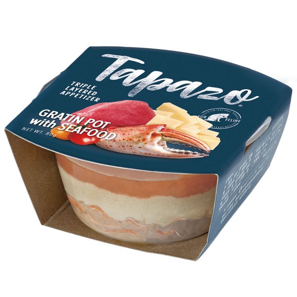 [特百滋] 開胃三層杯-貓用 - 濃起司海鮮鍋 - 80g