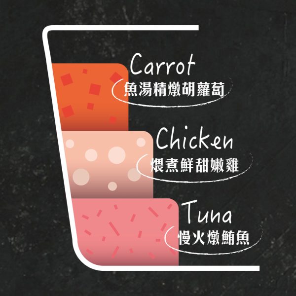 [特百滋] 開胃三層杯-貓用 - 小鐵鍋海鮮燉 - 80g