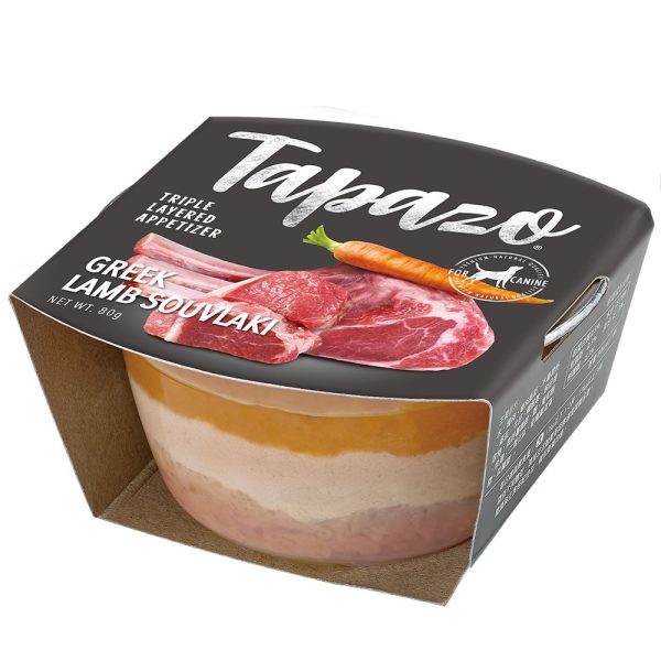 [特百滋] 開胃三層杯-犬用 - 地中海小羊串 - 80g