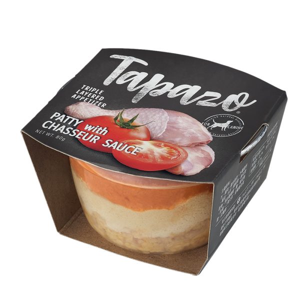 [特百滋] 開胃三層杯-犬用 - 獵人雞肉小排 - 80g