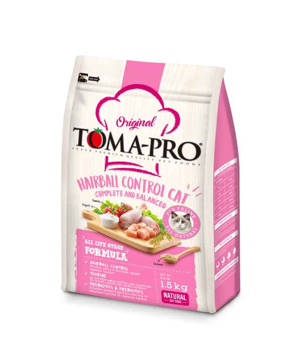 [優格經典-全系列藜麥添加] 成幼貓-化毛高纖配方 - 雞肉&米 - 1.5kg