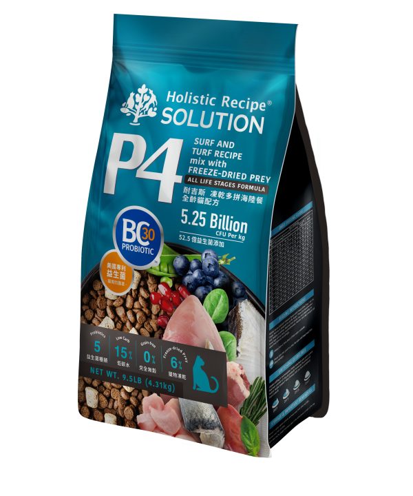 [耐吉斯P4] 凍乾多拼-海陸餐-全齡貓 - 海陸餐 - 9.5LB