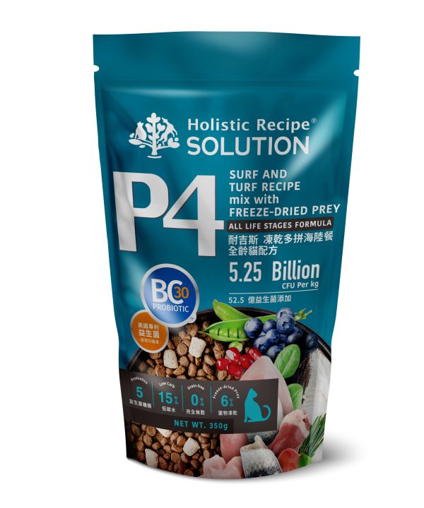[耐吉斯P4] 凍乾多拼-海陸餐-全齡貓 - 海陸餐 - 350g