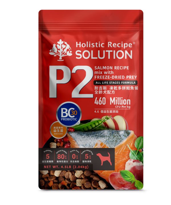 [耐吉斯P2] 凍乾多拼-鮭魚餐-全齡犬 - 鮭魚餐 - 4.5LB