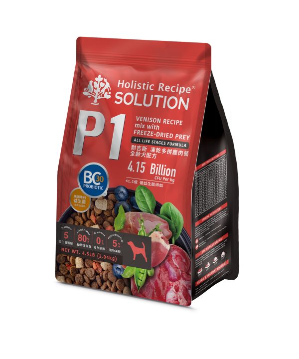 [耐吉斯P1] 凍乾多拼-鹿肉餐-全齡犬 - 鹿肉餐 - 4.5LB