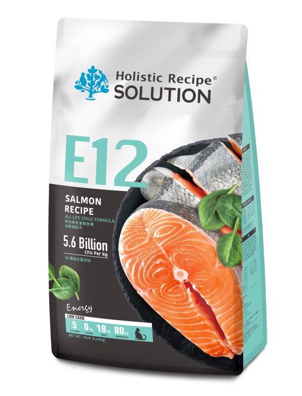 [耐吉斯 E12] 能量 - 鮭魚餐-全齡貓 - 10lb