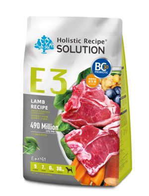 [耐吉斯 E3] 活力 - 羊肉餐-成犬大顆粒 - 4.5lb