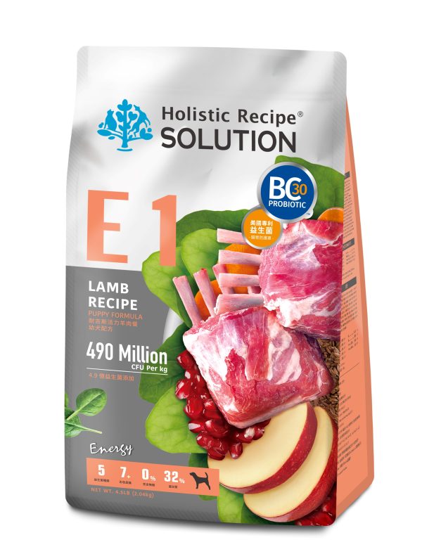 [耐吉斯 E1] 活力 - 羊肉餐-幼犬 - 4.5lb