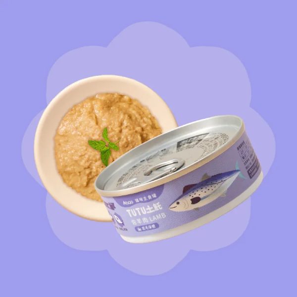 [貓咪主食罐頭系列] TUTU土魠魚佐貓咪主食罐 - 羊肉 - 80g