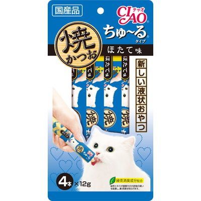 [CIAO] 啾嚕鰹魚燒肉泥 - 干貝 - 12g × 4入