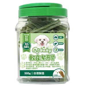[Qt baby] 軟Q潔牙骨 - 葉綠素 - 500g