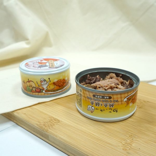[吶一口] 鮮肉貓罐 - 鮪魚+鯖魚 - 24罐