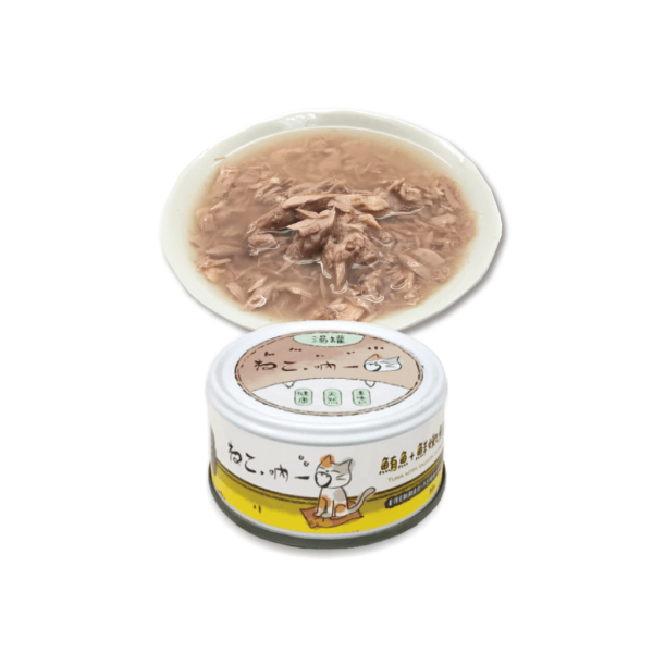 [吶一口] 無穀貓湯罐 - 鮪魚+鮭魚 70g/罐 - 24罐