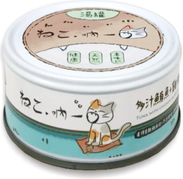[吶一口] 無穀貓湯罐 - 鮪魚+雞肉 70g/罐 - 24罐