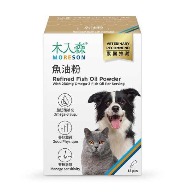 [木入森] 魚油粉 - 犬貓共用 - 15包