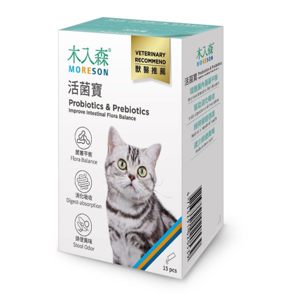 [木入森] 貓咪活菌寶 - 貓 - 15包