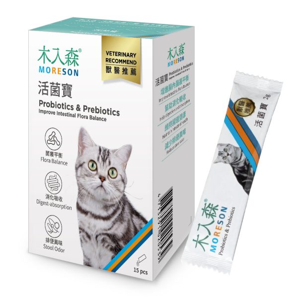[木入森] 貓咪活菌寶 - 貓 - 15包
