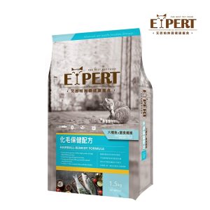 [艾思柏無穀系列] 全齡貓-強效化毛 - 六種魚+膳食纖維 - 1.5kg